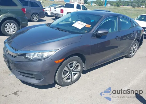 2017 Honda Civic Lx z USA, uszkodzony, nr VIN 2HGFC2CF52HH53090